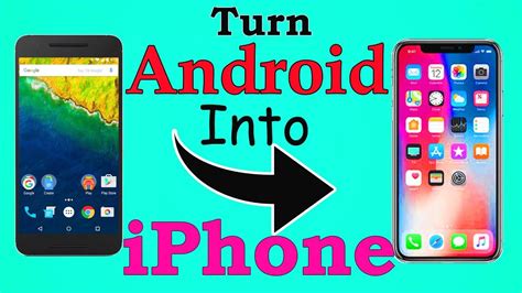 Easily Turn Any Android Phone Into Iphone X Tutorial Youtube