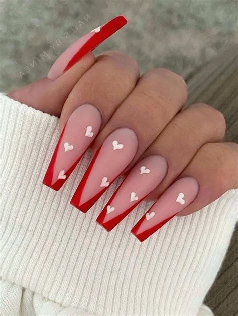 Red French Tip Nails 45 Stylish Designs And Ideas Artofit