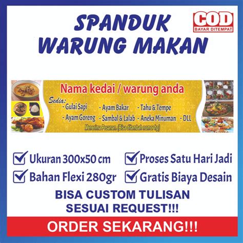 Jual Banner Spanduk Mmt Baliho 3X1 2X1 1X1 Free Design Murah Custom 1