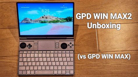 GPD WIN MAX2 1260P Unboxing vs WIN MAX 무게 크기 그립감 YouTube