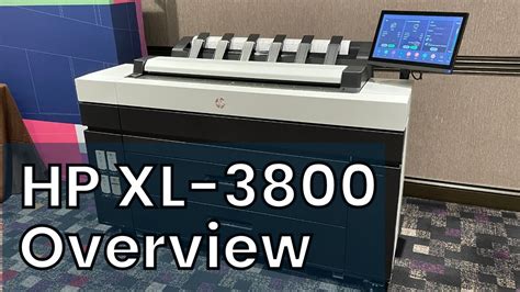 Hp Designjet Xl Printer Overview By Tavco Youtube