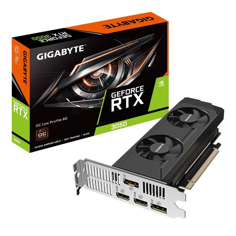 Відеокарта GF RTX 3050 6GB GDDR6 Low Profile OC Gigabyte (GV-N3050OC ...
