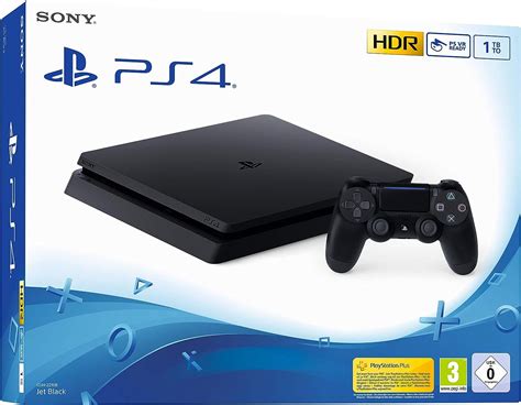 Sony PS4 Slim 1TB Negro 1000 GB Wifi Videoconsolas PlayStation 4