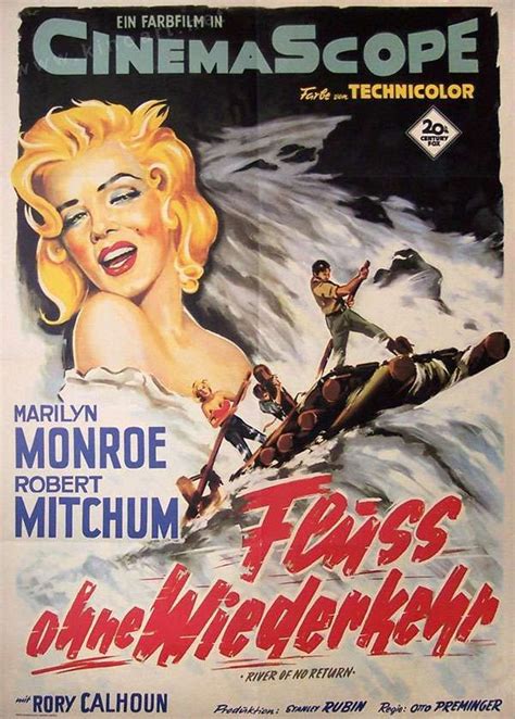 River Of No Return Marilyn Monroe Robert Mitchum And Rory Calhoun