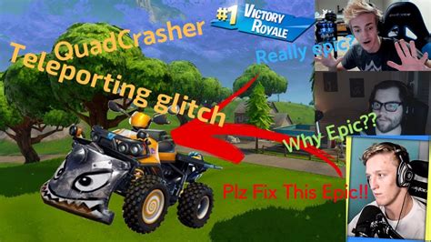 Streamers Are Mad At The New Quadcrasher Glitch Best And Funny Fortnite Moments 2 Youtube