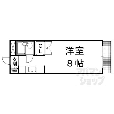 マンションシャローム 京都府京都市北区大北山原谷乾町 2万円／1k 洋8 K2／2101㎡｜賃貸物件賃貸マンション・アパート・一戸