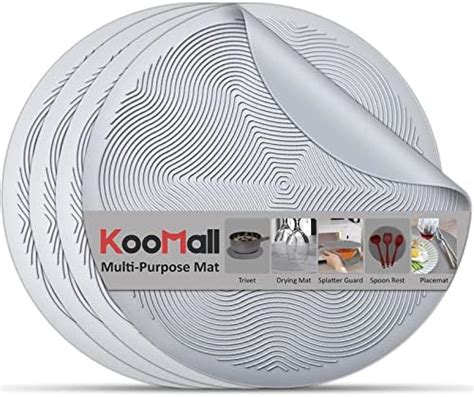 Amazon Silicone Trivets For Hot Dishes Set Of Pieces Heat Resistant Food Grade