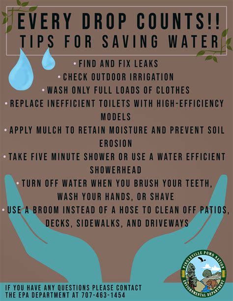 Water Conservation Tips Ppn Environmental