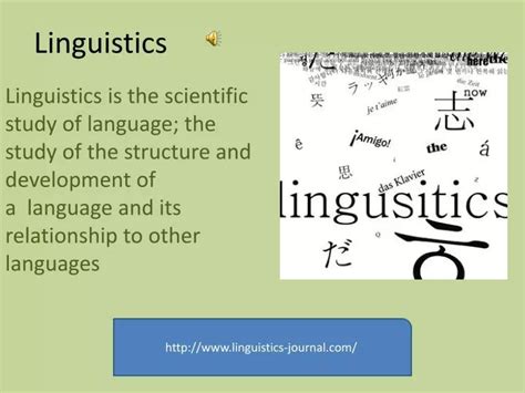 Ppt Linguistics Powerpoint Presentation Free Download Id4314575