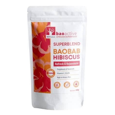 BaoActive Baobab Hibiscus Blend 300g MediBoom