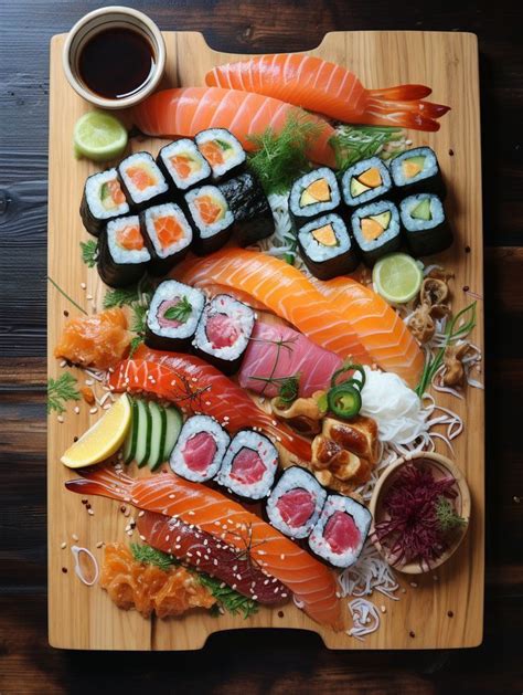 Delicious Sushi Platter