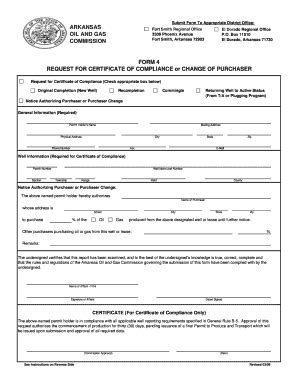 Fillable Online Aogc State Ar Submit Form To Appropriate District