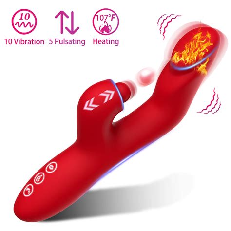 ESVOW Sex Toys Thrusting Rabbit Vibrator For Women G Spot Tapping