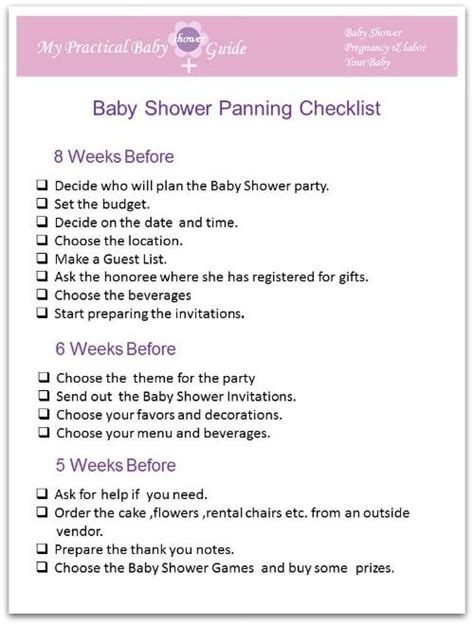 How To Plan A Baby Shower My Practical Baby Shower Guide Baby