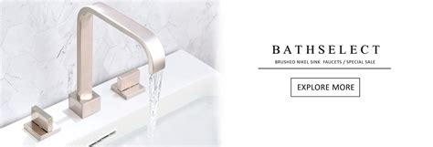 Magnificent Brushed Nickel Sink Touchless Faucets|BathSelect