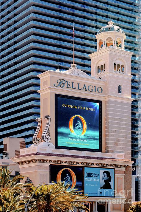 Bellagio Sign In The Afternoon Photograph By Aloha Art Pixels