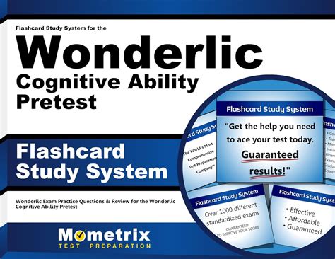 Flashcard Study System For The Wonderlic Cognitive Ability Pretest