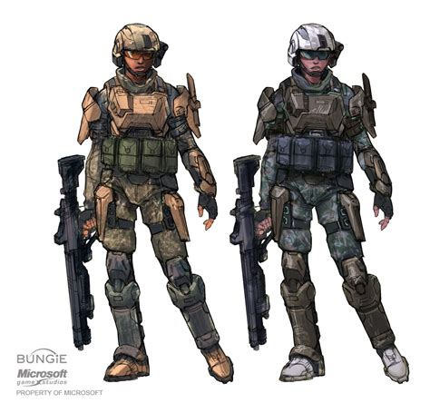 Halo Army Ranger Explorations For Halo Reach Isaac Hannaford Sci Fi