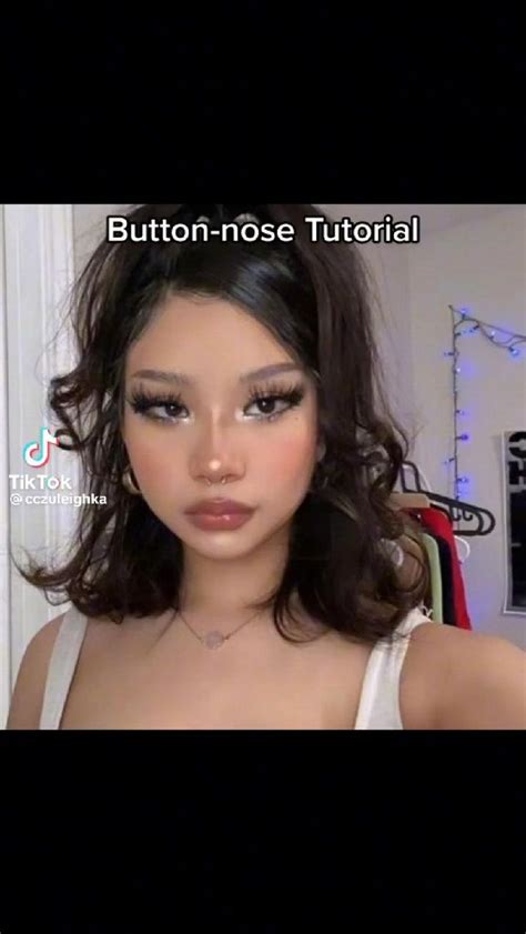 Button nose contour makeup tutorial | Nose makeup, Eye makeup tutorial ...