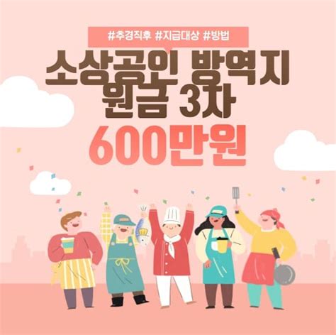 소상공인 방역지원금 3차 600만원 어떻게 될까 검토 금융·세제 지원 지급 대상 방법