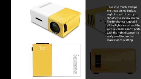 Mini Projector Meer Portable Pico Full Color Led Lcd Video Projector