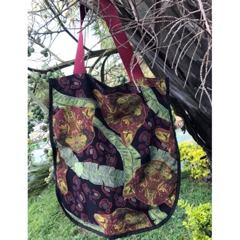 Maxi Bolsa Estilo Farm Ecobag On A Colorida Shopee Brasil