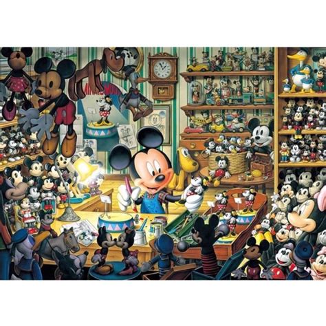 現貨 絕版拼圖 日本拼圖 Tenyo 迪士尼 Disney 米奇的玩具工房 玩具屋 1000片 現貨 正版 New Puzzle