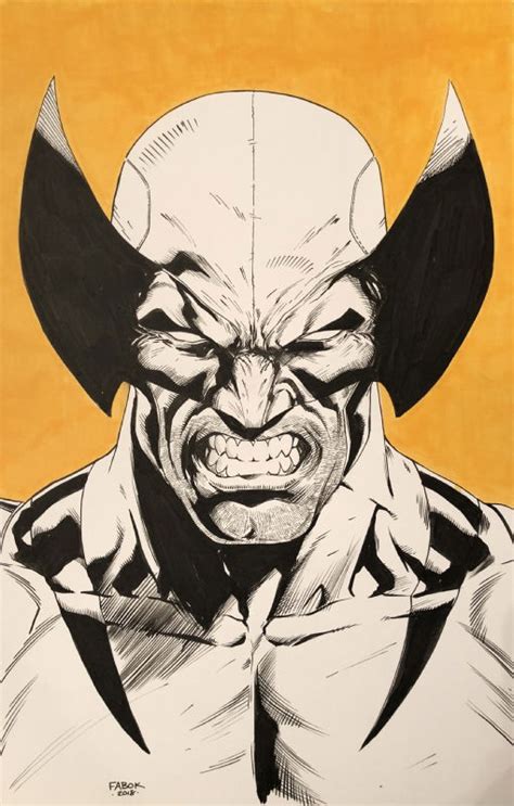 Wolverine Jason Fabok In Alex Nicoletti S Gallery Comic Art Gallery Room