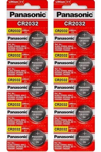 Bateria Panasonic Cr V Lithium Cartela C Unidades Mercadolivre