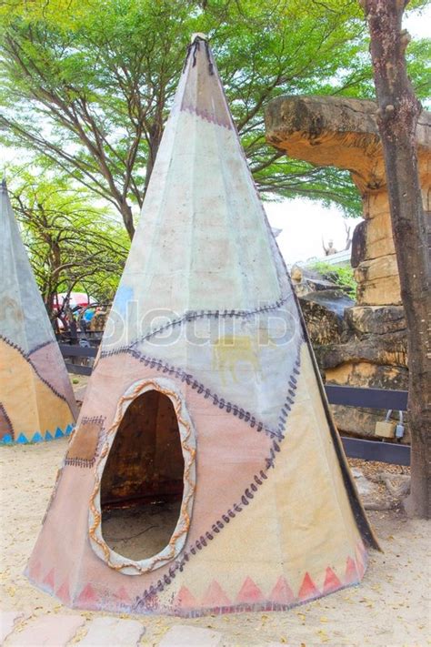 A Tipi Teepee Or Tepee Indian Tent In Stock Image Colourbox