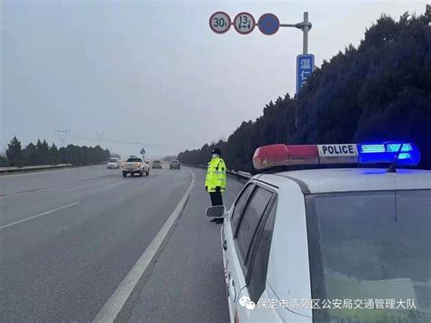 【春节我在岗】清苑交警春节“不打烊” 坚守岗位保平安 保障 道路 黄是