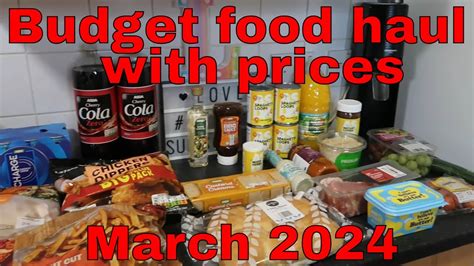 Budget Iceland And Asda Shopping Haul With Prices March 2024 YouTube