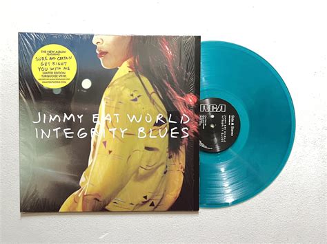 For Sale Jimmy Eat World Integrity Blues Turquoise Vinyl Dm For