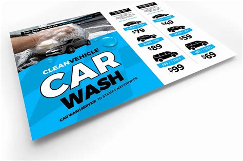 40 Car Wash Flyer Template Markmeckler Template Design