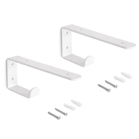 Emuca Support Shelf Pour Tag Re En Bois Avec Pat Re Blanc