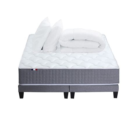 Ensemble Matelas Ressort Zones H Cm Sommiers Couette Oreillers