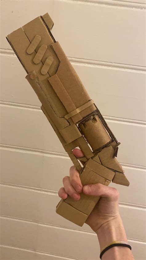 Marksman Revolver In Cardboard Rultrakill