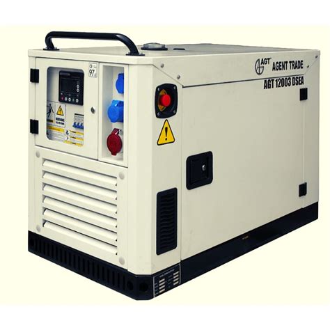 Generator curent diesel 12 Kva Trifazat cu carcasa de insonorizare AGT ...