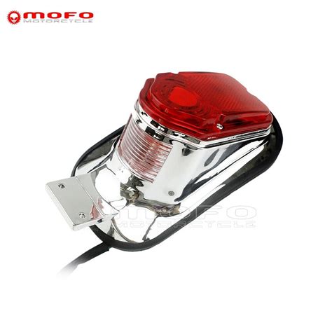 Tombstone Brake Tail Light Red Lens For Harley Flst Flstc Flstf Flstn