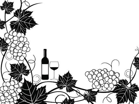 80+ Grapevine Border Wine Grapes Clip Art Illustrations, Royalty-Free ...