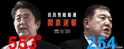 9月20號，日本首相安倍晉三再次當選自民黨總裁 每日頭條