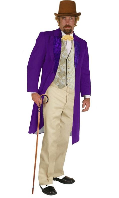 Adult Willy Wonka And The Chocolate Factory Inspired Costume Etsy