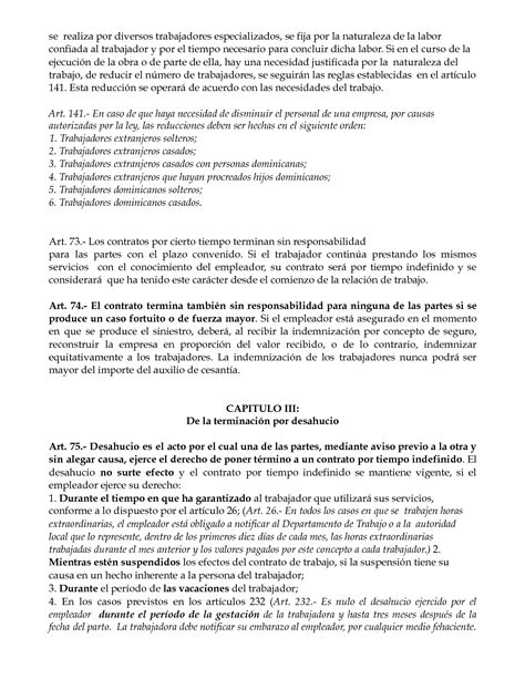 Solution Tema Viii Principales Causas De La Terminaci N Del Contrato