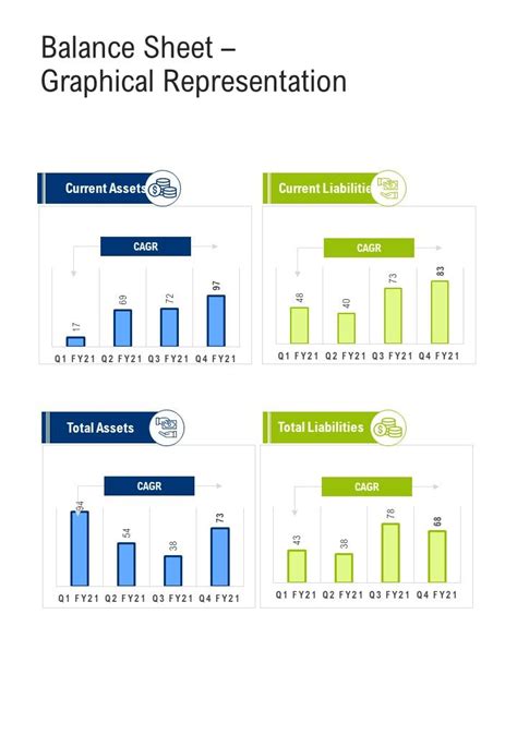 Balance Sheet Graphical Representation One Pager Sample Example