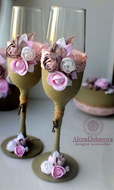 Свадебные бутылки и бокалы, наборы