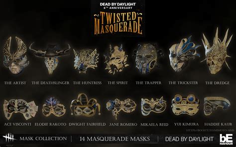 Dead By Daylight Twisted Masquerade Masks Set Mimoto Sims