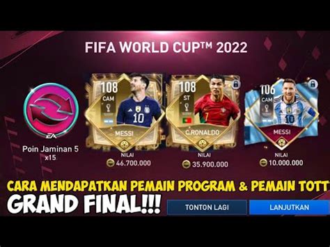 Cara Mendapatkan Pemain Tott Pemain Program Event Fifa World