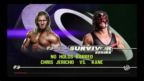 Wwe Chris Jericho Vs Kane No Holds Barred Match Youtube