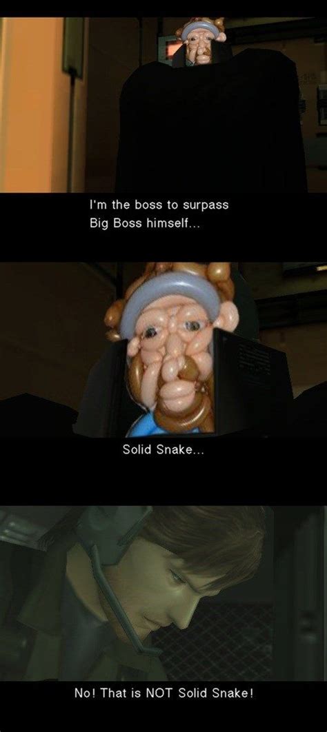 Not So Solid Snake Gaming Memes Snake Video Game Memes