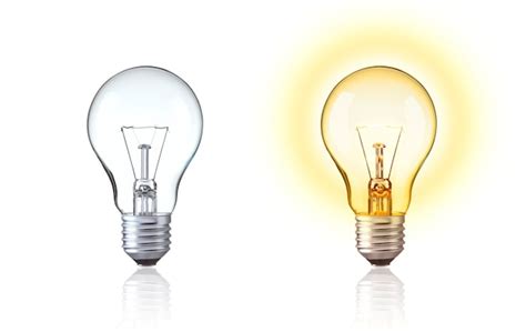 Premium Photo Turn On Of Tungsten Classic Light Bulb Show Big Idea